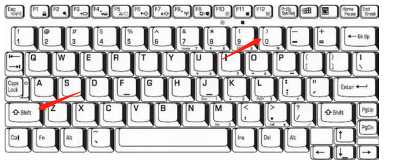 下划线在键盘上怎么打_